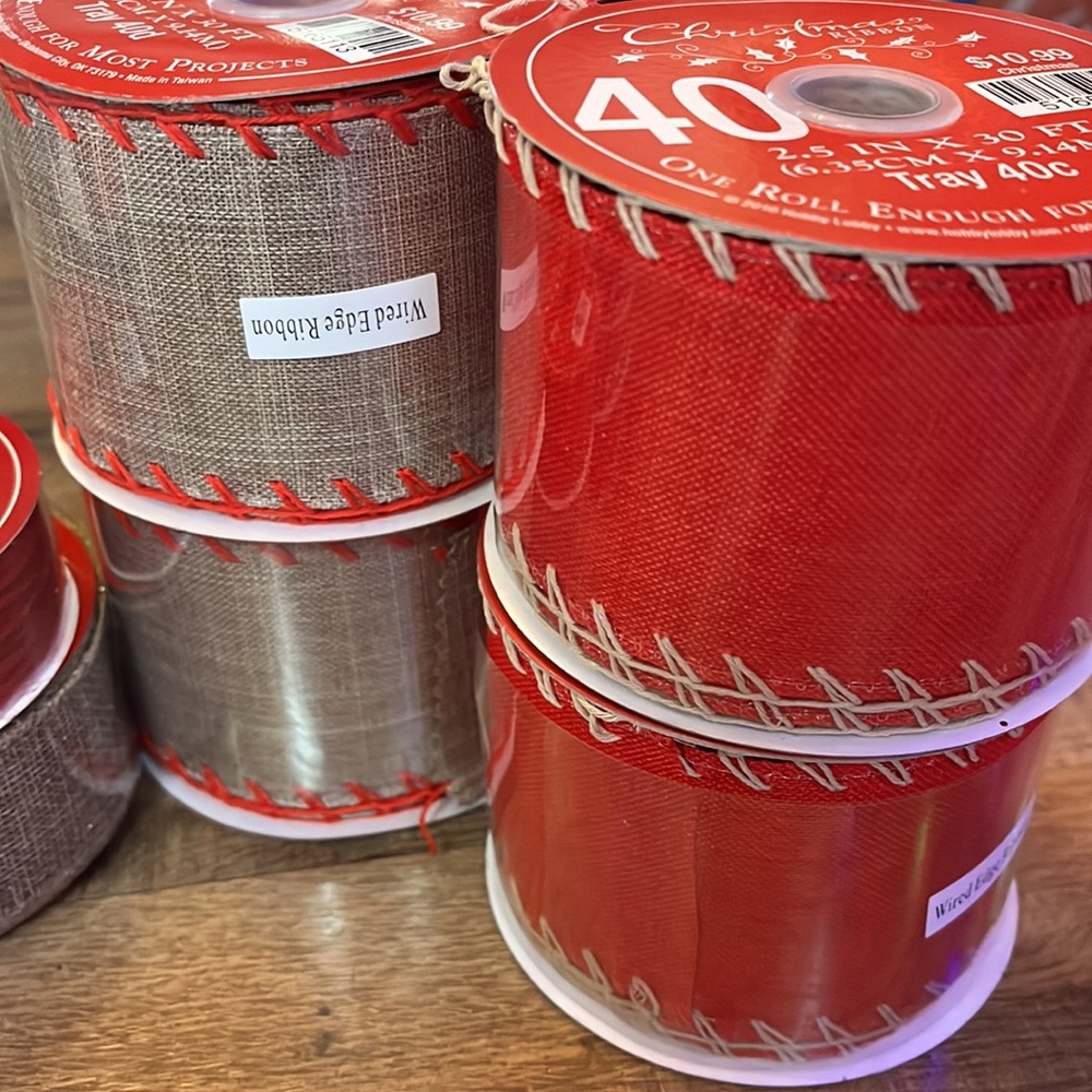 Assorted Christmas Ribbon - Picture 2 of 5